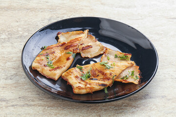 Grilled squid with unagi sauce