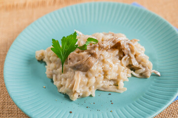 舞茸のリゾット