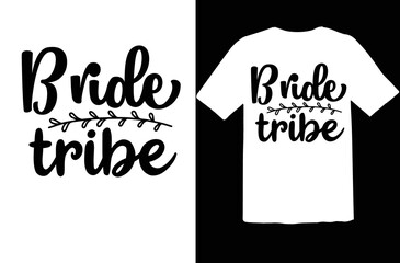 Bride tribe svg design