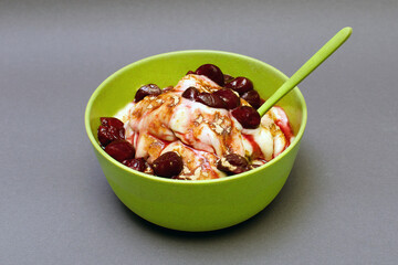 vegan banana ice cream, raw food