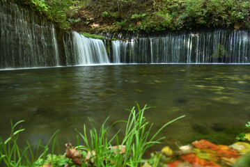 waterfall of wide angle, Shiraito, Karuizawa