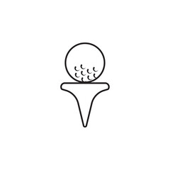 golf ball vector for website symbol icon presentation