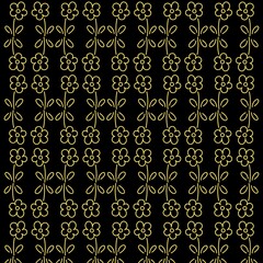 Fototapeta premium Hand drawn doodle design elements, Cosmic seamless grunge pattern of the colorful on Black background. Swishes, swoops, emphasis, Arrow, crown, brush stroke. doodle sketch design elements