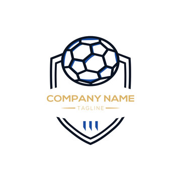 The Football team logo design looks like a law enforcement badge. 