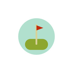 golf course vector for website symbol icon presentation