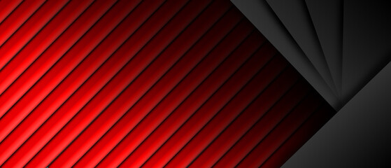  Black and red overlap layer background 