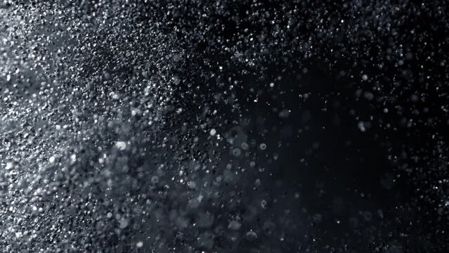 Super Slow Motion Shot of Abstract Glittering Luxury Background at 1000fps.
