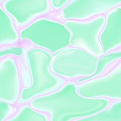 Holographic seamless pattern. The effect of flowing iridescent liquid. Psychedelic effect. Fairy tale unicorn trend background. 90s fashion..