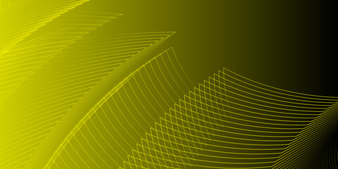 Fototapeta premium Abstract yellow and black background with lines