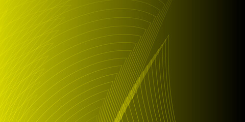 Abstract yellow and black background with lines