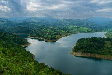 lake in the mountains