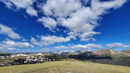 View of mountains, Rocky Mountain National Park, Colorado