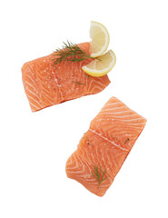 fresh salmon cut out transparent background