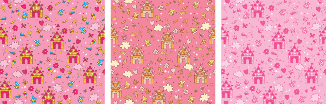 Flower Pink, Nature & Spring Garden Flowers Pattern