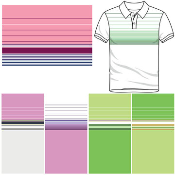 Polo t-shirt mockup template design for soccer jersey, football kit, golf, tennis, sportswear.