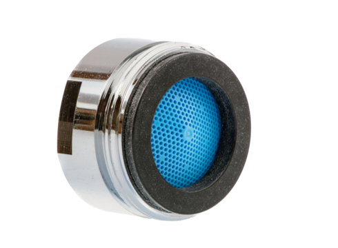 Isolated faucet aerator for saving water