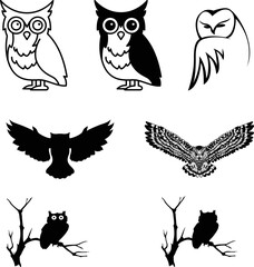 set of owls