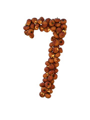 Halloween Pumpkin Lantern Particle Typeface 7