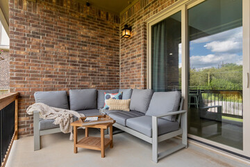 A home patio with views 
