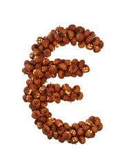 Halloween Pumpkin Lantern Particle Typeface EUR