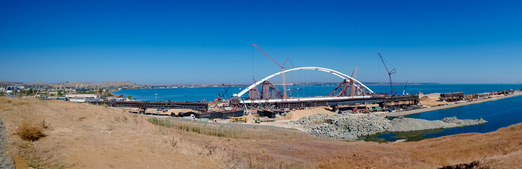 Obraz premium Crimean Bridge Kerch 
