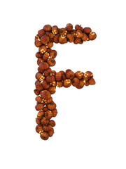 Halloween Pumpkin Lantern Particle Typeface F