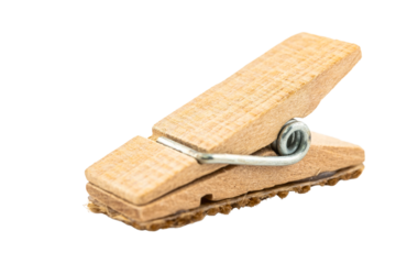 Small clothespin. PNG transparency. 