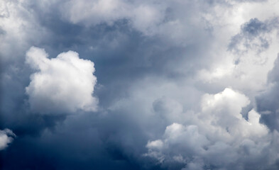 Storm clouds background, dramatic sky