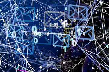 Mail Communication Connection message to mailing