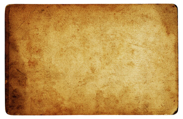 Brown old vintage background isolated - (clipping path included)