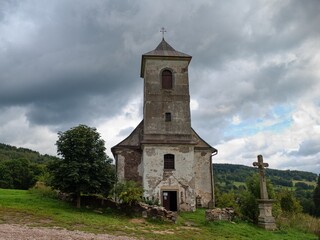 Fototapeta na wymiar a traditional czech cristian church