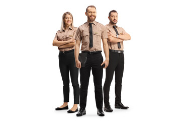 Young woman and a senior man sitting on bean bags and having a conversation