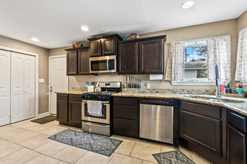 white kitchen with neutral accents