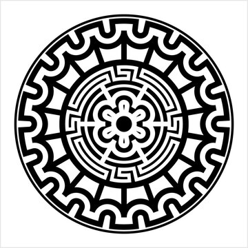 recommend clip art: Polynesian Style Circular Shape Tattoo M_2209007