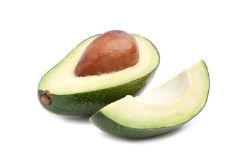 Avocado isolated on white