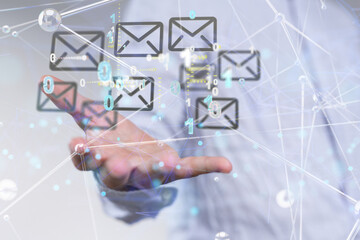 Mail Communication Connection message to mailing
