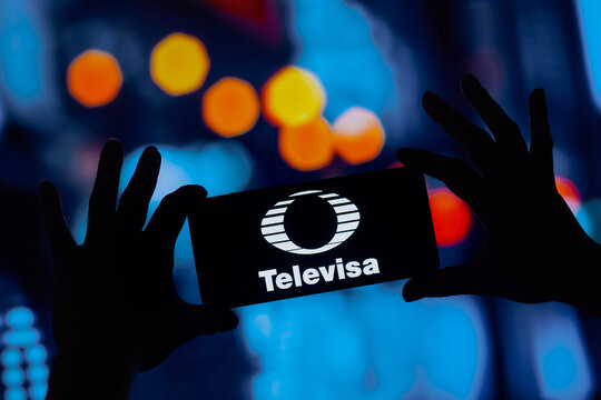 September 21, 2022, Brazil. In this photo illustration, the Televisa logo seen displayed on a smartphone.