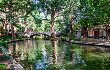 Fototapeta na wymiar San Antonio River Walk in Texas