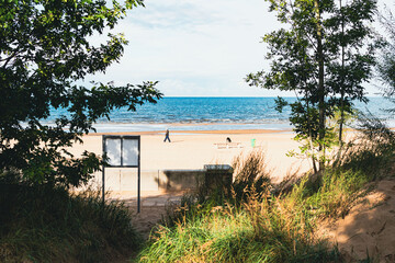 View of the sea coast