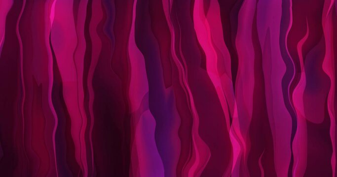 Bright glowing beautiful iridescent red ruby translucent lines waves bands energy magical background in high resolution 4k abstract animation motion design