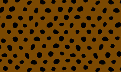 Abstract leopard skin seamless vector pattern