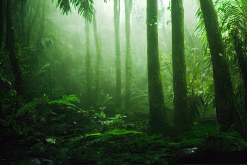 Rain forest - image generated by AI