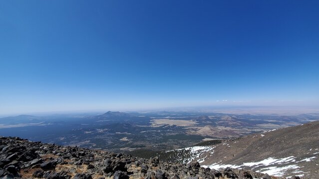 View from Humphrey's Peak, Kachina Peaks Wilderness in the Coconino National Forest, Arizona