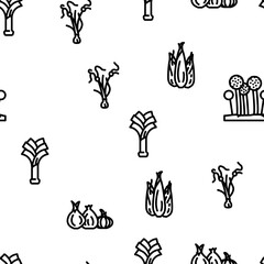 onion white red food vegetable vector seamless pattern thin line illustration