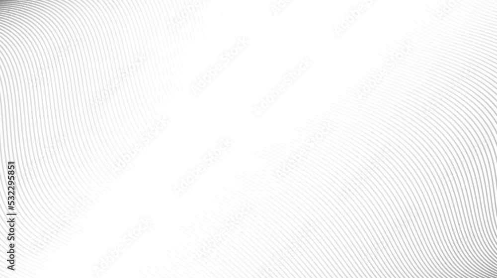 Poster wavy lines background. abstract gray stripes texture. warped and curved lines wallpaper. minimalisti