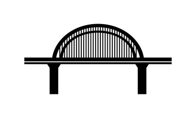 icon bridge vector logo