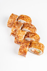 sushi  on the white background