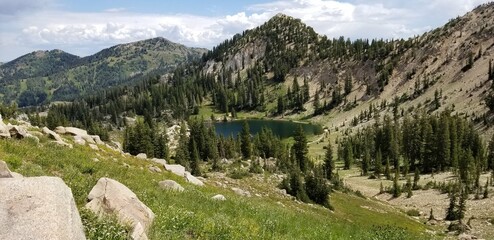Lake Catherine, Wasatch National Forest in Utah