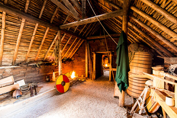 L'Anse aux Meadows National Historic Site, Northern Peninsula, Newfoundland, Canada.