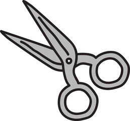 hand drawn school material illustration